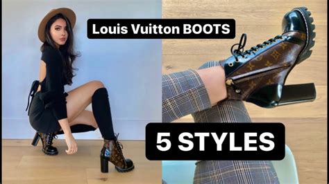 louis vuitton sneakerboot|Louis Vuitton boots street style.